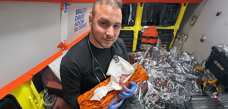 Three babies, two births, one MDA paramedic